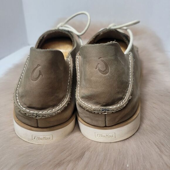 Olukai Hookai Brown Leather Men's 10.5 M - Picture 4 of 8